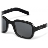Prada - Rectangular Sunglasses - Black - Prada Collection - Sunglasses - Prada Eyewear