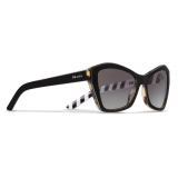 Prada - Cat Eye Sunglasses - Medium Tortoiseshell Black - Prada Collection - Sunglasses - Prada Eyewear