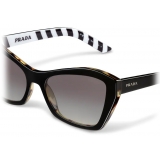 Prada - Cat Eye Sunglasses - Medium Tortoiseshell Black - Prada Collection - Sunglasses - Prada Eyewear