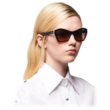 Prada - Occhiali Cat-Eye - Nero Avorio - Prada Collection - Occhiali da Sole - Prada Eyewear