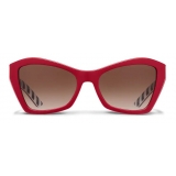 Prada - Cat Eye Sunglasses - Ruby Red Sandy Beige - Prada Collection - Sunglasses - Prada Eyewear