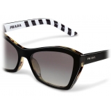 Prada - Cat Eye Sunglasses Alternative Fit - Medium Tortoiseshell Black - Prada Collection - Sunglasses - Prada Eyewear