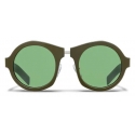 Prada - Occhiali Rotondi - Verde Militare - Prada Collection - Occhiali da Sole - Prada Eyewear