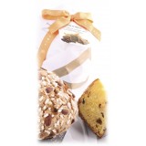 Vincente Delicacies - Panettone with Almonds, Raisin and Candied Orange - Mandorlo - Hand Wrapped Artisan
