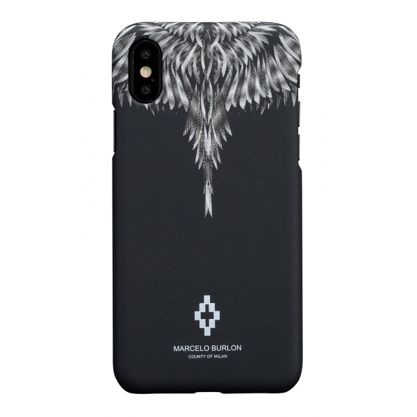 Marcelo Burlon - Cover Sharp K BW - iPhone XR - Apple - County of Milan - Cover Stampata