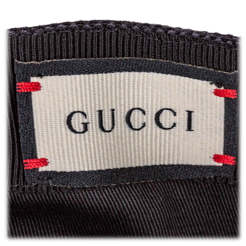 Gucci Vintage - GG Canvas Baseball Cap - Black - Canvas Cap - Luxury ...