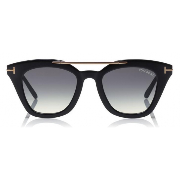 Tom Ford - Anna Sunglasses - Cat-Eye Acetate Sunglasses - Black - FT0575 - Sunglasses - Tom Ford Eyewear