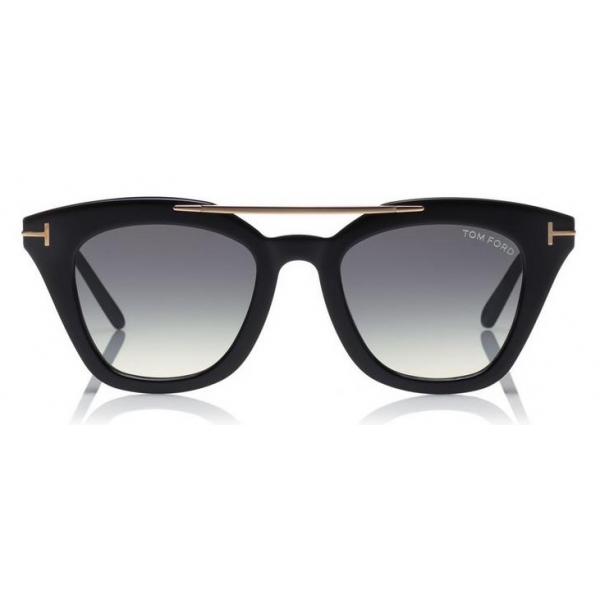Tom Ford - Anna Sunglasses - Occhiali da Sole Cat-Eye in Acetato - Nero - FT0575 - Occhiali da Sole - Tom Ford Eyewear