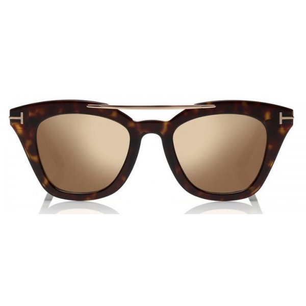 Tom Ford - Anna Sunglasses - Occhiali da Sole Cat-Eye in Acetato - Havana - FT0575 - Occhiali da Sole - Tom Ford Eyewear