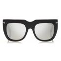 Tom Ford - Thea Sunglasses - Square Acetate Sunglasses - Black - FT0687 - Sunglasses - Tom Ford Eyewear
