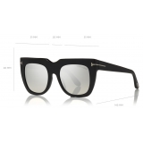 Tom Ford - Anna Sunglasses - Occhiali da Sole Cat-Eye in Acetato - Avana Leggera - FT0575 - Occhiali da Sole - Tom Ford Eyewear