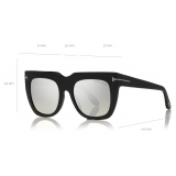 Tom Ford - Thea Sunglasses - Square Acetate Sunglasses - Black - FT0687 - Sunglasses - Tom Ford Eyewear