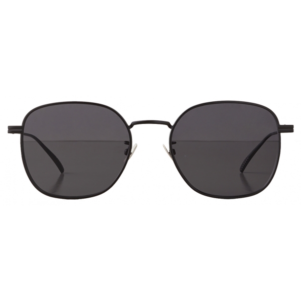 Bottega Veneta - Metal Square Sunglasses - Black Grey - Sunglasses - Bottega Veneta Eyewear