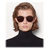 Bottega Veneta - Metal Square Sunglasses - Black Grey - Sunglasses - Bottega Veneta Eyewear
