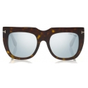 Tom Ford - Thea Sunglasses - Square Acetate Sunglasses - Havana - FT0687 - Sunglasses - Tom Ford Eyewear