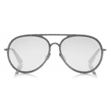 Tom Ford - Antibes Sunglasses - Pilot Metal Sunglasses - White Gold - FT0728 - Sunglasses - Tom Ford Eyewear