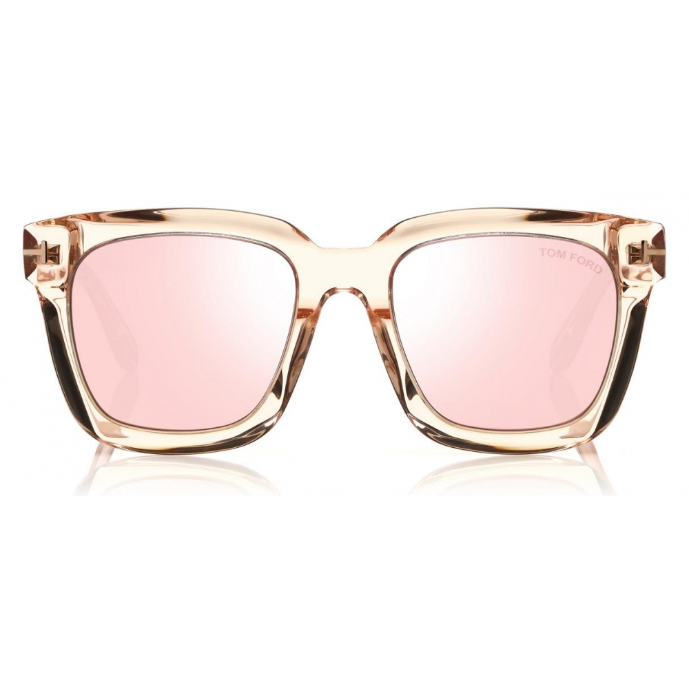 Tom Ford - Sari Sunglasses - Squared Acetate Sunglasses - Pink - FT0690 ...