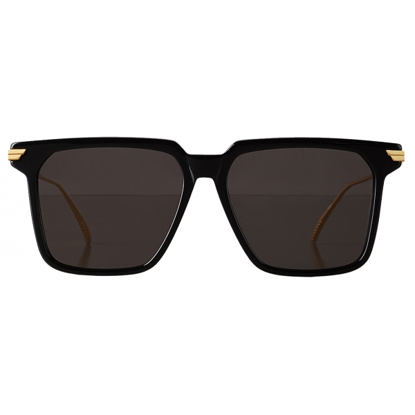 Bottega Veneta - Metal Oversize Square Sunglasses - Black Grey - Sunglasses - Bottega Veneta Eyewear