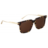 Bottega Veneta - Metal Oversize Square Sunglasses - Brown Havana - Sunglasses - Bottega Veneta Eyewear