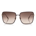 Tom Ford - Heather Sunglasses - Square Metal Sunglasses - Red - FT0739 - Sunglasses - Tom Ford Eyewear