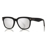 Tom Ford - Rhett Sunglasses - Square Acetate Sunglasses - Black - FT0714 - Sunglasses - Tom Ford Eyewear