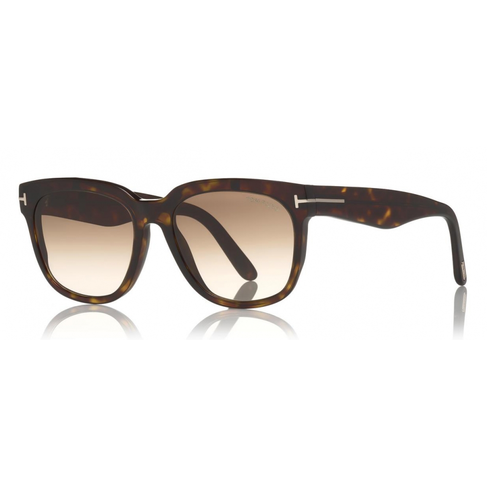 Tom Ford - Rhett Sunglasses - Square Acetate Sunglasses - Dark Havana ...