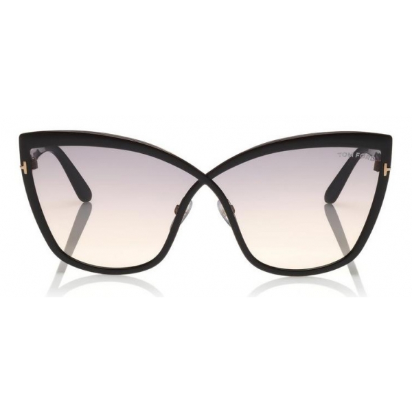 Tom Ford - Sandrine Sunglasses - Occhiali da Sole in e Metallo a Farfalla - Nero - FT0715 - Occhiali da Sole - Tom Ford Eyewear