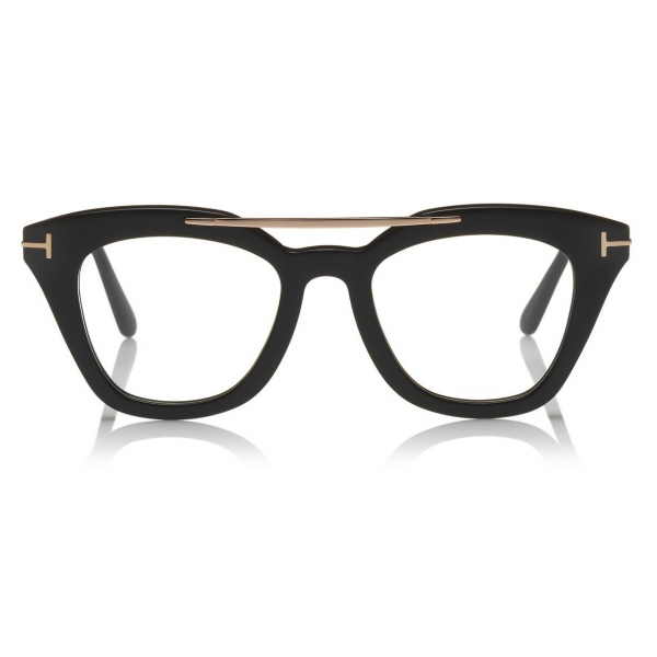 Tom Ford - Anna Optical Glasses - Occhiali Cat-Eye in Acetato - Nero - FT0575-O - Occhiali da Vista - Tom Ford Eyewear