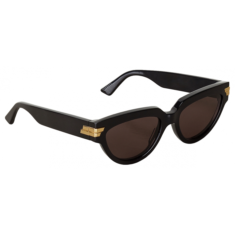 Bottega Veneta - Acetate Cat-Eye Sunglasses - Dark Havana Brown ...