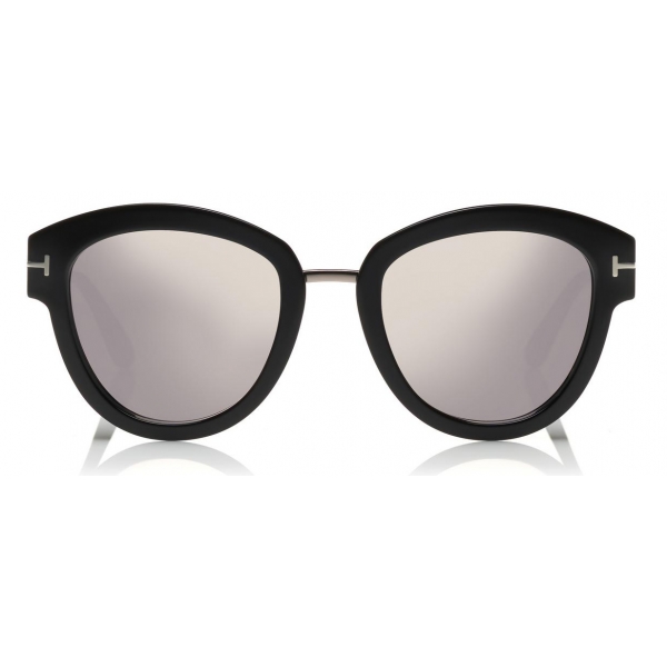 Tom Ford - Mia Sunglasses - Round Metal Sunglasses - Ruthenium - FT0574 - Sunglasses - Tom Ford Eyewear