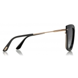 Tom Ford - Lara Sunglasses - Square Acetate Sunglasses - Black - FT0573 - Sunglasses - Tom Ford Eyewear