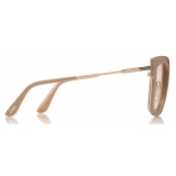 Tom Ford - Lara Sunglasses - Occhiali da Sole Quadrati in Acetato - Rosa - FT0573 - Occhiali da Sole - Tom Ford Eyewear