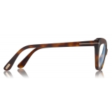 Tom Ford - Double Clip On Optical Glasses - Butterfly Optical Glasses - Havana - FT5643-B - Optical Glasses - Tom Ford Eyewear