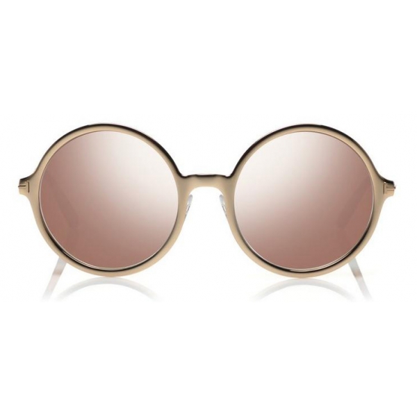 Tom Ford - Ava Sunglasses - Round Metal Sunglasses - Rose Gold Gradient - FT0572 - Sunglasses - Tom Ford Eyewear