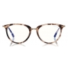 Tom Ford - Block Optical Glasses - Occhiali Rotondi Metallo - Avana Chiara - FT5640-B - Occhiali da Vista - Tom Ford Eyewear
