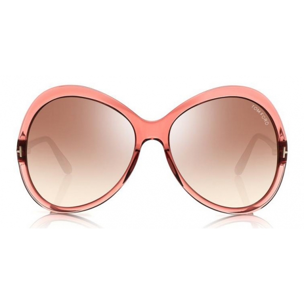 Tom Ford - Rose Sunglasses - Occhiali da Sole Ovale in Acetato - Rosa - FT0765 - Occhiali da Sole - Tom Ford Eyewear