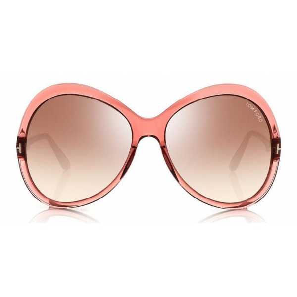 Tom Ford - Rose Sunglasses - Oval Acetate Sunglasses - Pink - FT0765 - Sunglasses - Tom Ford Eyewear
