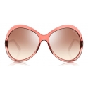 Tom Ford - Rose Sunglasses - Occhiali da Sole Ovale in Acetato - Rosa - FT0765 - Occhiali da Sole - Tom Ford Eyewear