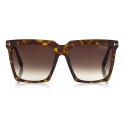 Tom Ford - Polarized Sabrina Sunglasses - Square Acetate Sunglasses - Havana - FT0764-P - Sunglasses - Tom Ford Eyewear