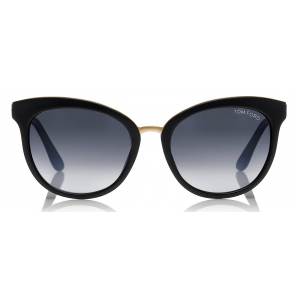 Tom Ford - Emma Sunglasses - Cat-Eye Acetate Sunglasses - Black - FT0461-M - Sunglasses - Tom Ford Eyewear
