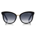 Tom Ford - Emma Sunglasses - Cat-Eye Acetate Sunglasses - Black - FT0461-M - Sunglasses - Tom Ford Eyewear