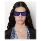 Bottega Veneta - D-Frame Sunglasses - Blue Violet -