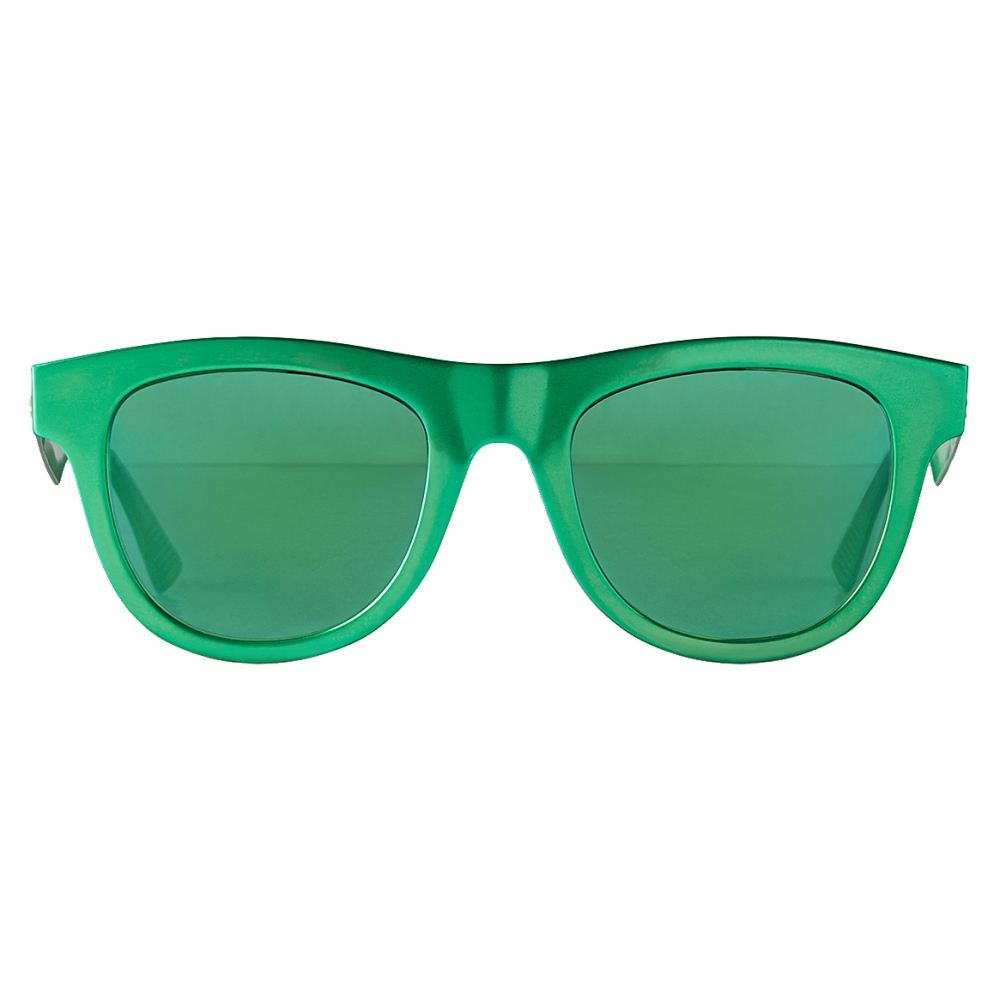 Bottega Veneta - Aluminium Classic D-Frame Sunglasses - Green ...