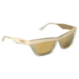 Bottega Veneta - D-Frame Sunglasses - Champagne Gold - Sunglasses - Bottega Veneta Eyewear