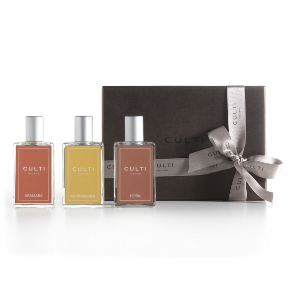 Culti Milano - Giftbox Set 3 Spray Aramara Mediterranea Terra - Gift Box - Fragrances - Luxury
