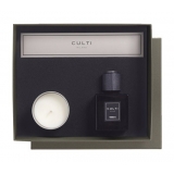 Culti Milano - Giftbox Diffusore Decor Tessuto e Candela Velvet - Gift Box - Profumi d'Ambiente - Fragranze - Luxury