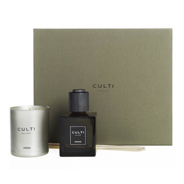 Culti Milano - Giftbox Decor Aramara Diffuser and Esperide Candle - Gift Box - Room Fragrances - Fragrances - Luxury
