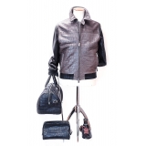 Vittorio Martire - Sports Jacket in Real Alligator Leather - Italian Handmade Jacket - Luxury High Quality Leather