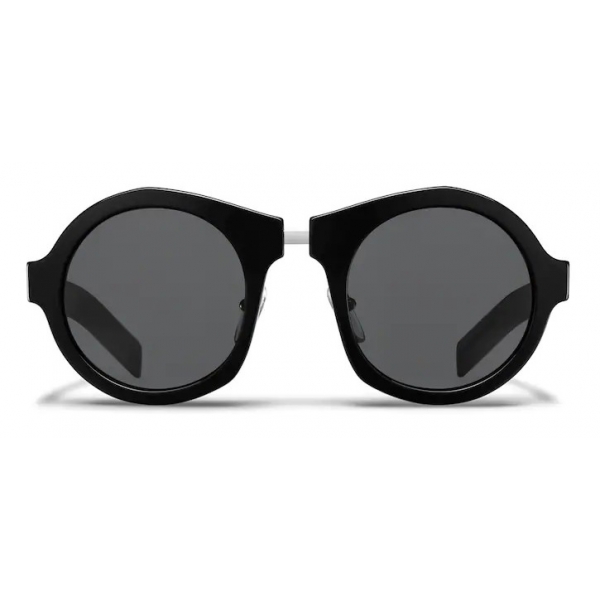 Prada - Prada Duple - Round Sunglasses - Black - Prada Collection - Sunglasses - Prada Eyewear