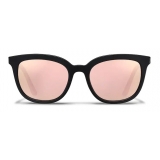 Prada - Occhiali Squadrati Alternative fit - Nero Rosa - Prada Collection - Occhiali da Sole - Prada Eyewear